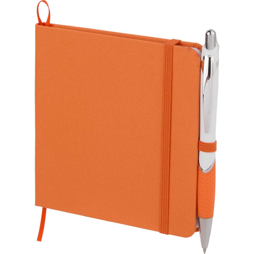 Bullet 4.7" x 4.7" Remark Recycled Square Notebook - SM-5345 Orange
