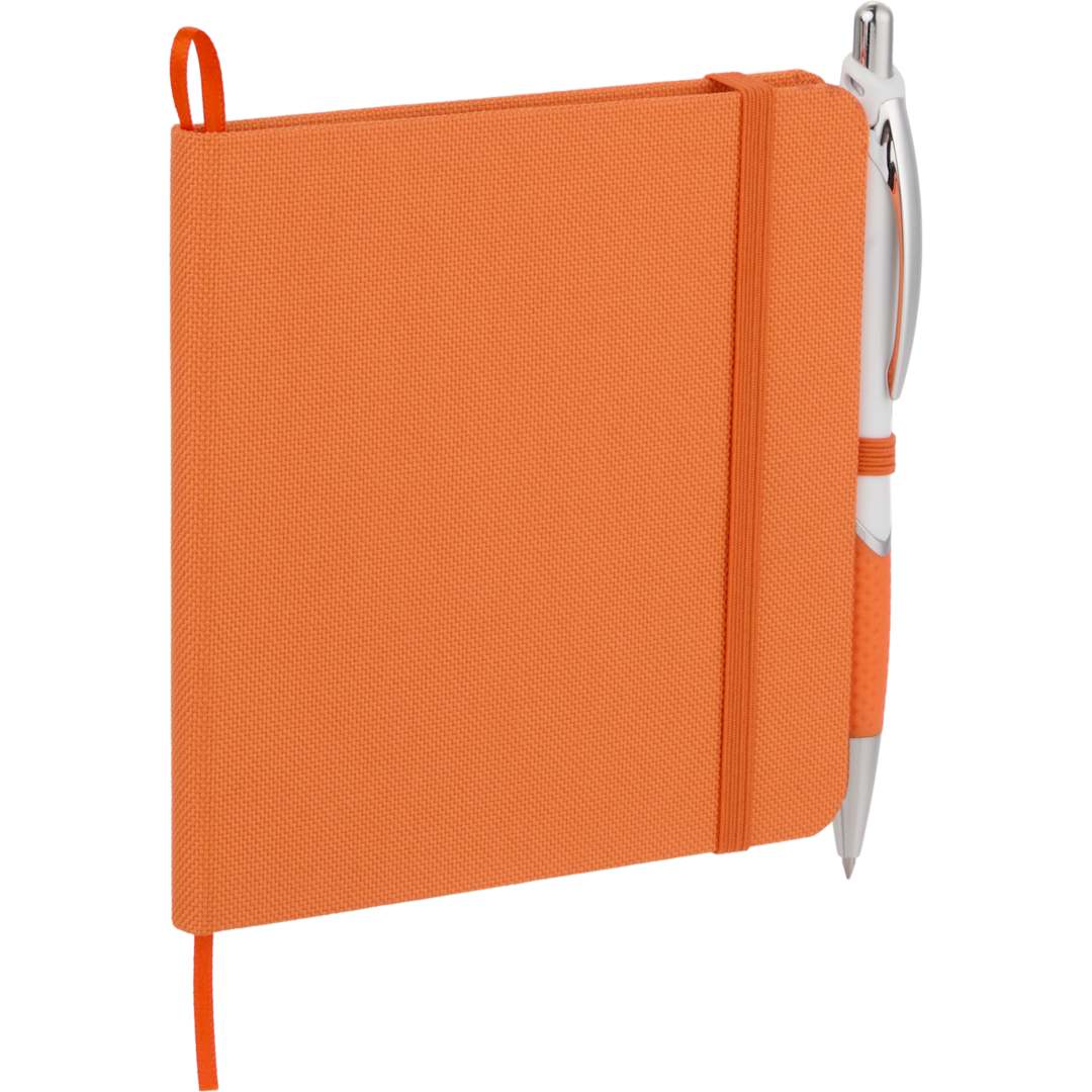 Bullet 4.7" x 4.7" Remark Recycled Square Notebook - SM-5345 Orange