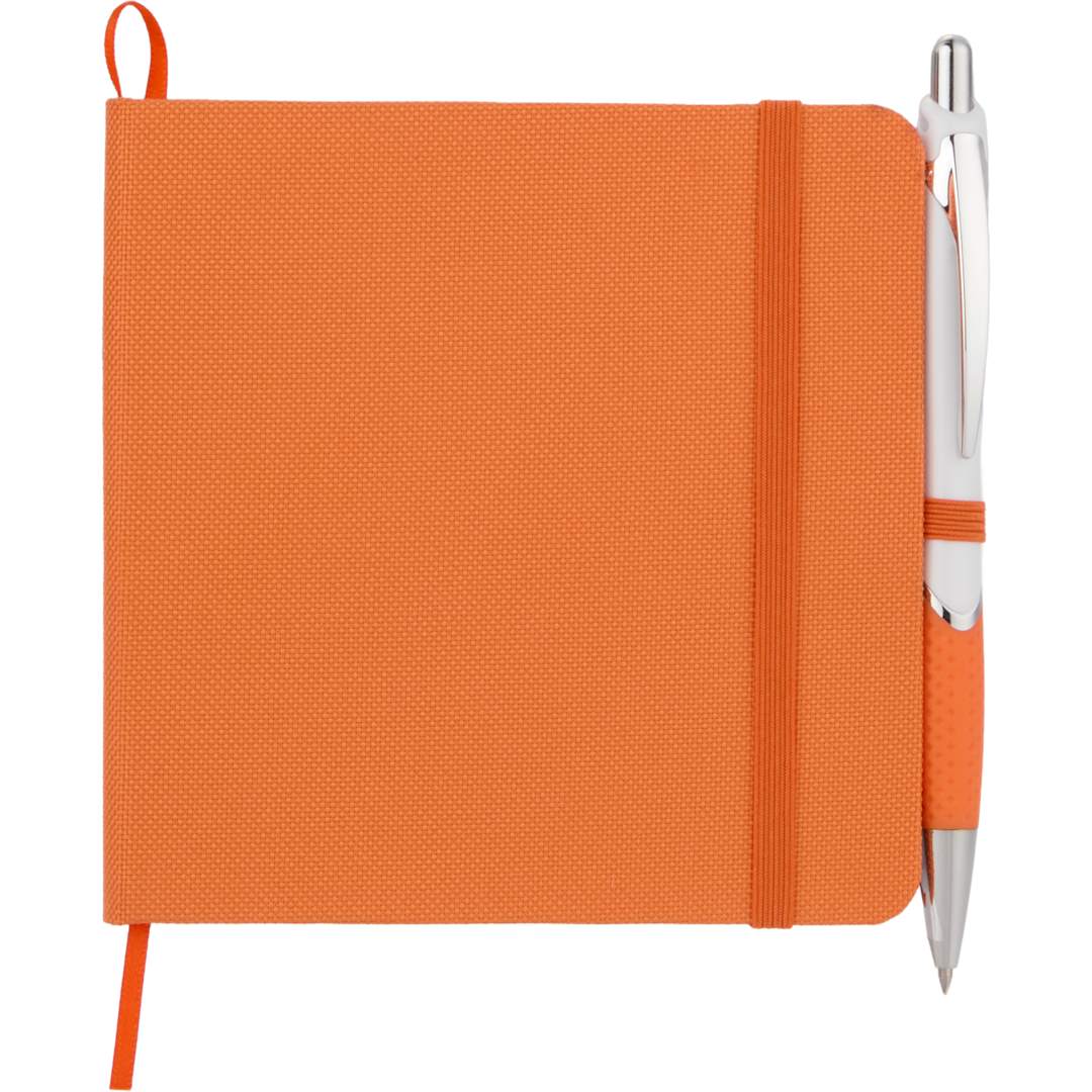 Bullet 4.7" x 4.7" Remark Recycled Square Notebook - SM-5345 Orange