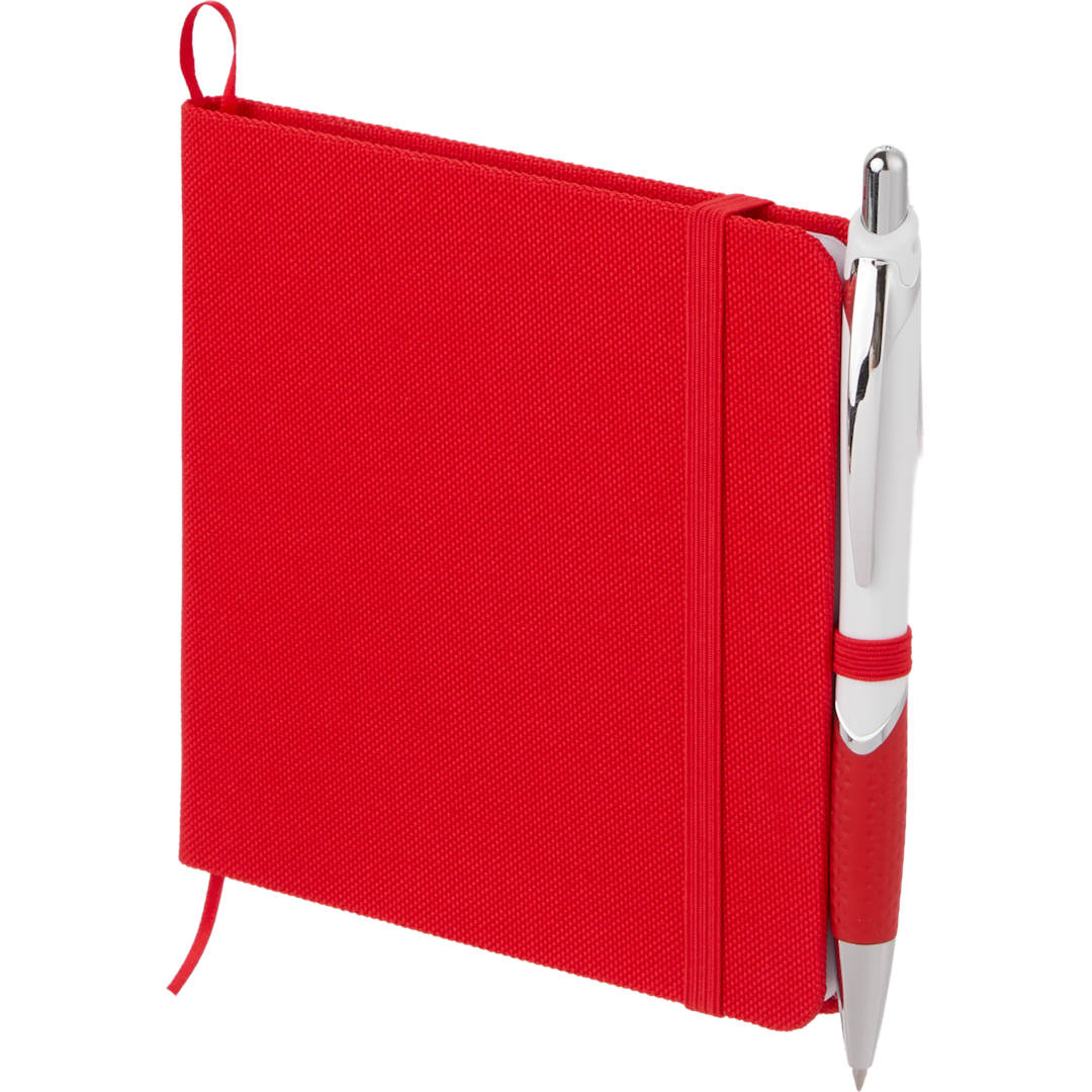 Bullet 4.7" x 4.7" Remark Recycled Square Notebook - SM-5345 Red