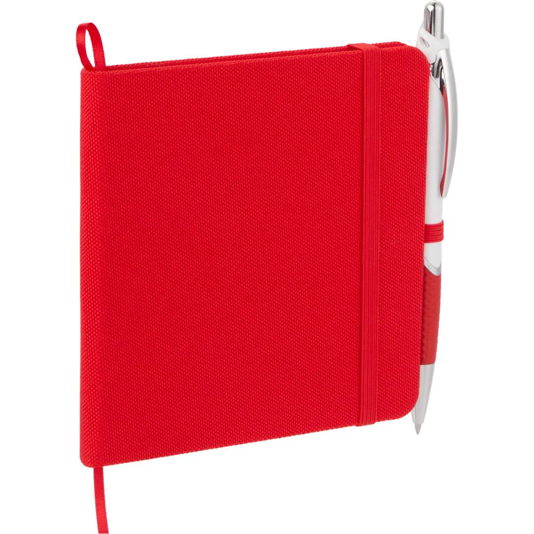 Bullet 4.7" x 4.7" Remark Recycled Square Notebook - SM-5345 Red