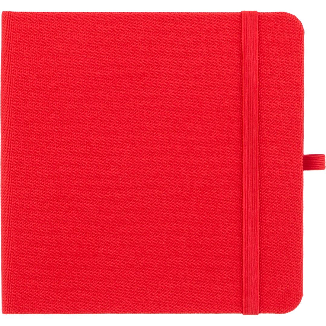 Bullet 4.7" x 4.7" Remark Recycled Square Notebook - SM-5345 Red