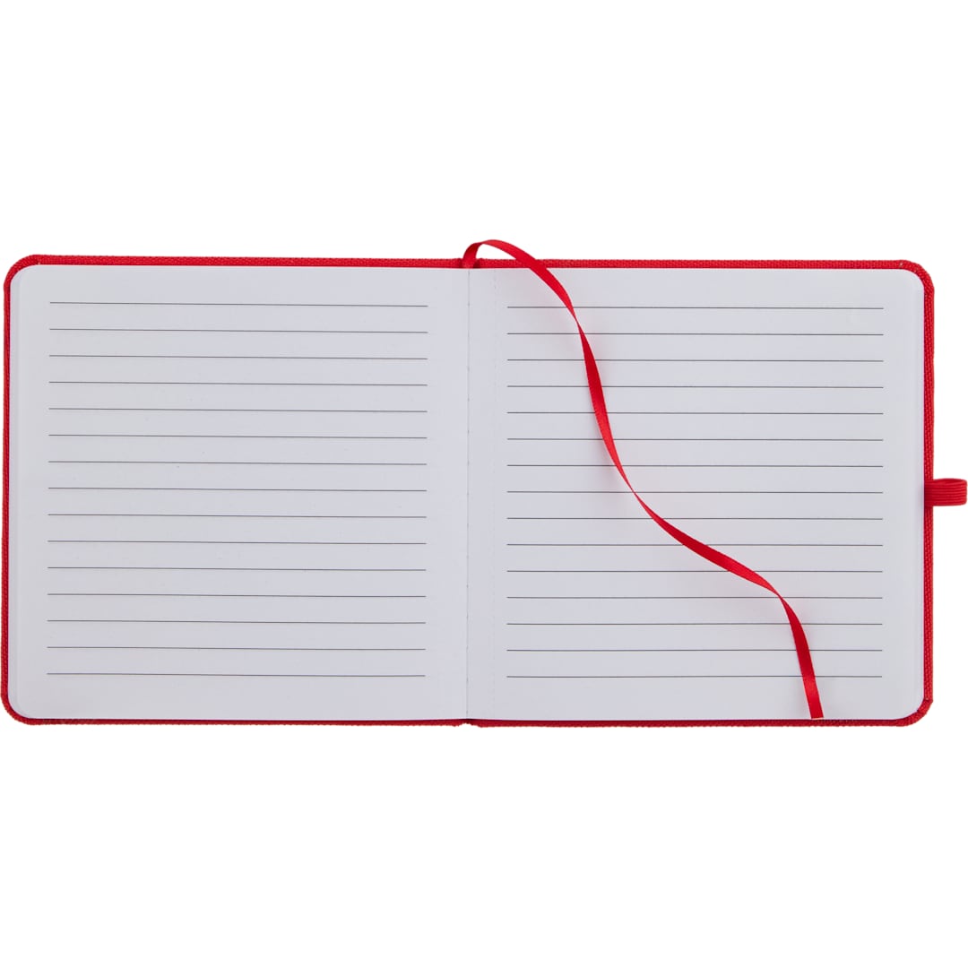 Bullet 4.7" x 4.7" Remark Recycled Square Notebook - SM-5345 Red
