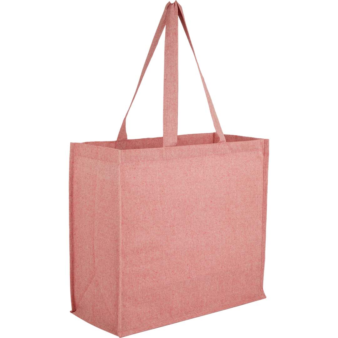  4oz Recycled Cotton Shopper Tote with Laminated - SM-5452
