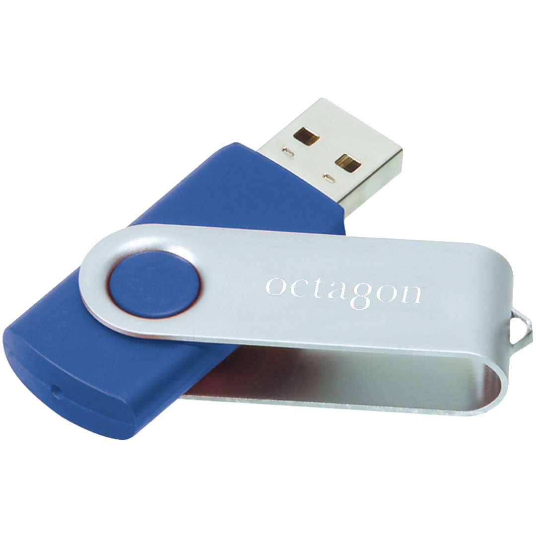 Rotate Flash Drive 8GB - 1690-53 Blue