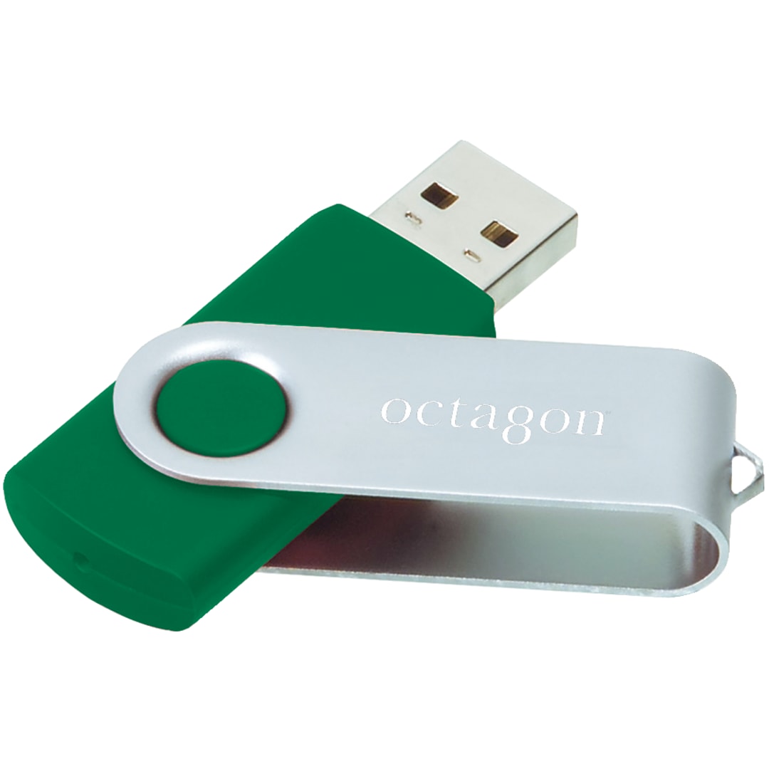Rotate Flash Drive 8GB - 1690-53 Green