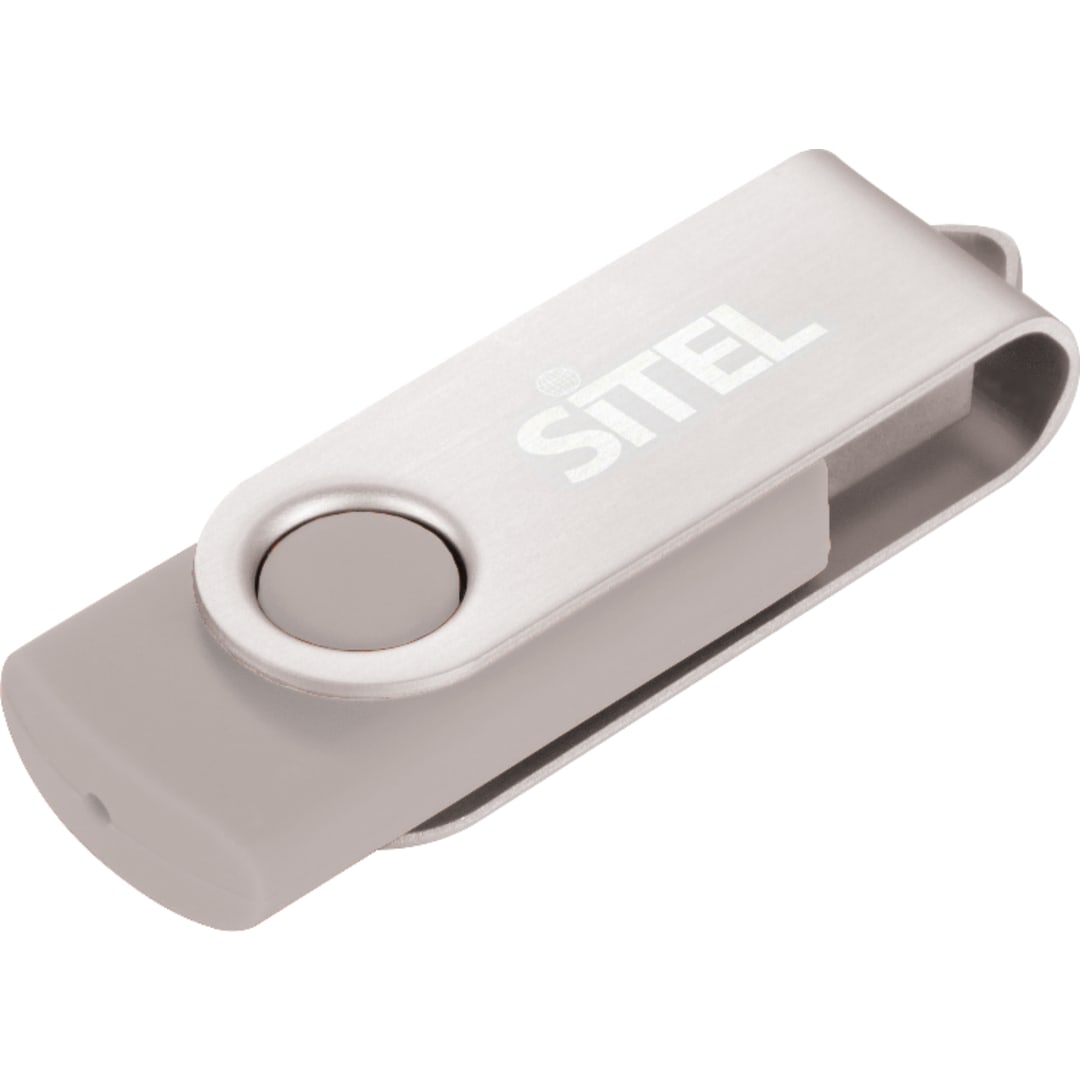 Rotate Flash Drive 8GB - 1690-53 Silver