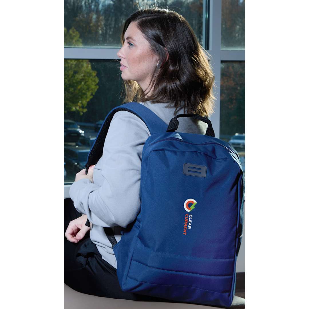 Ripple Recycled 15" Computer Backpack - SM-8219 Blue