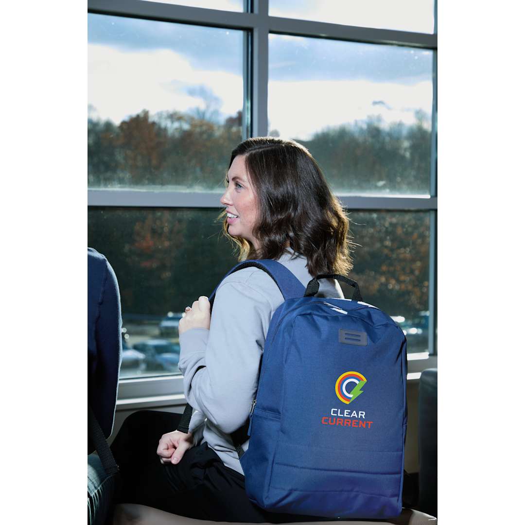 Ripple Recycled 15" Computer Backpack - SM-8219 Blue