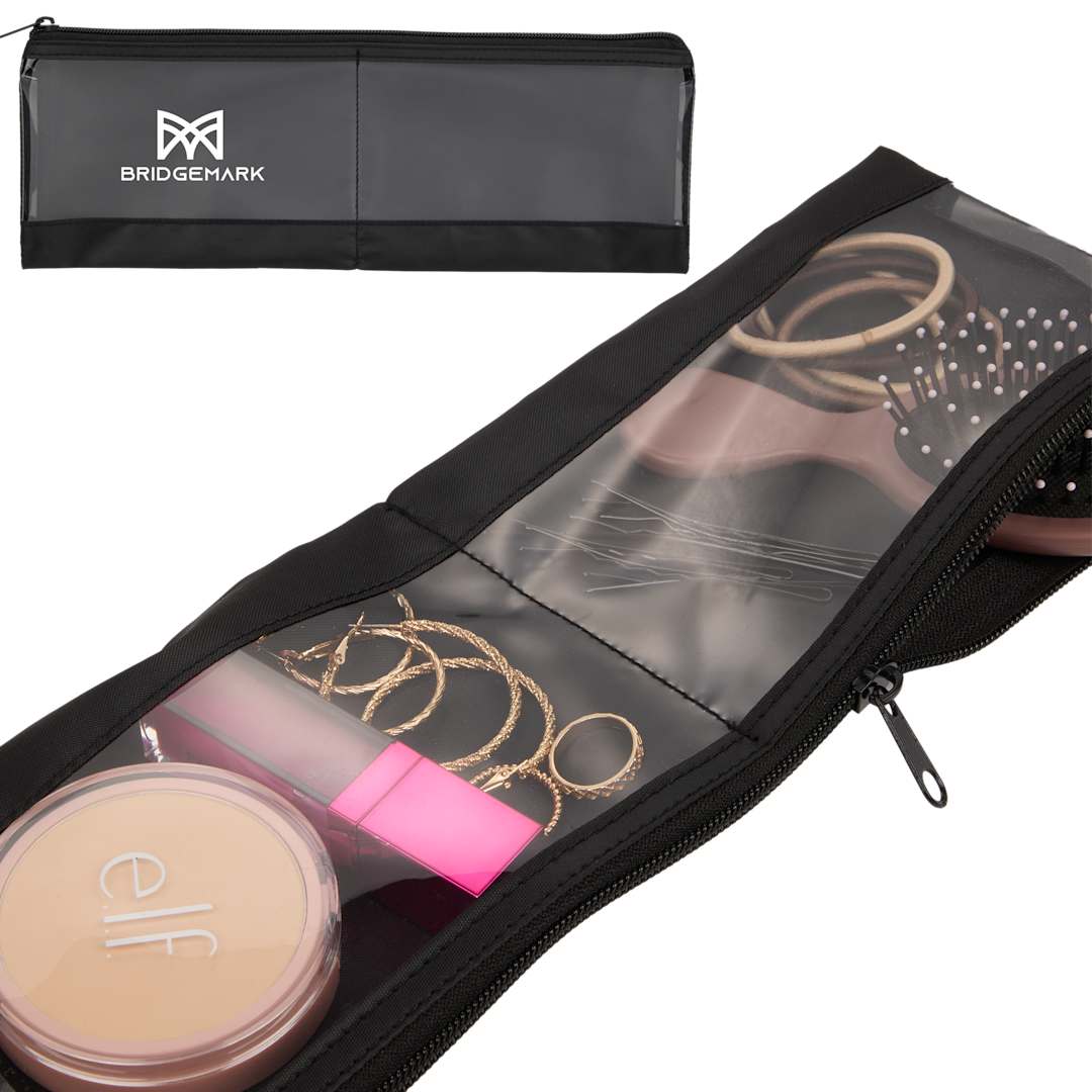 Two Compartment Travel Organizer - SM-8223 Black