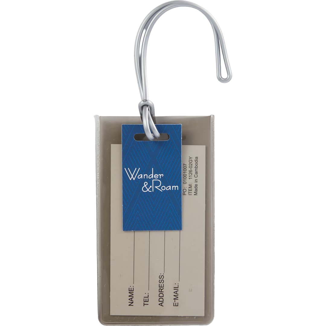 Wander & Roam Wander &amp; Roam Jelly Luggage Tag - 1126-02 Gray