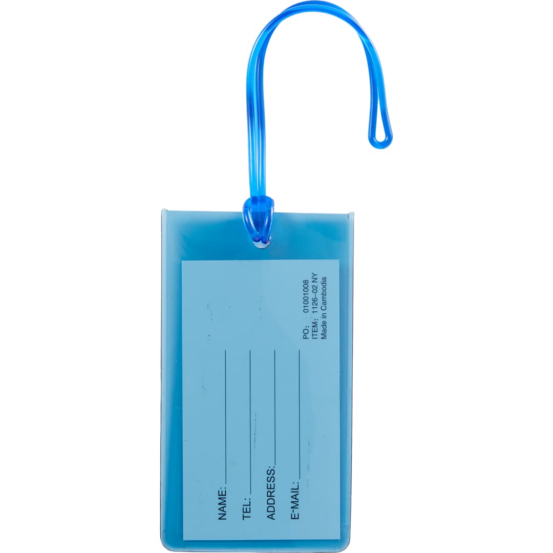 Wander & Roam Wander &amp; Roam Jelly Luggage Tag - 1126-02 Blue