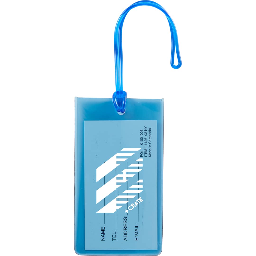 Wander & Roam Wander &amp; Roam Jelly Luggage Tag - 1126-02 Blue
