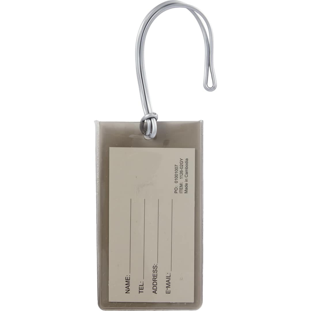 Wander & Roam Wander &amp; Roam Jelly Luggage Tag - 1126-02 Gray