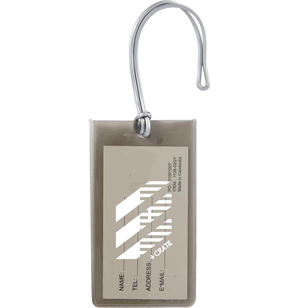 Wander & Roam Wander &amp; Roam Jelly Luggage Tag - 1126-02 Gray