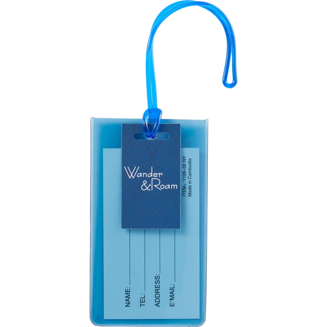Wander & Roam Wander &amp; Roam Jelly Luggage Tag - 1126-02 Blue