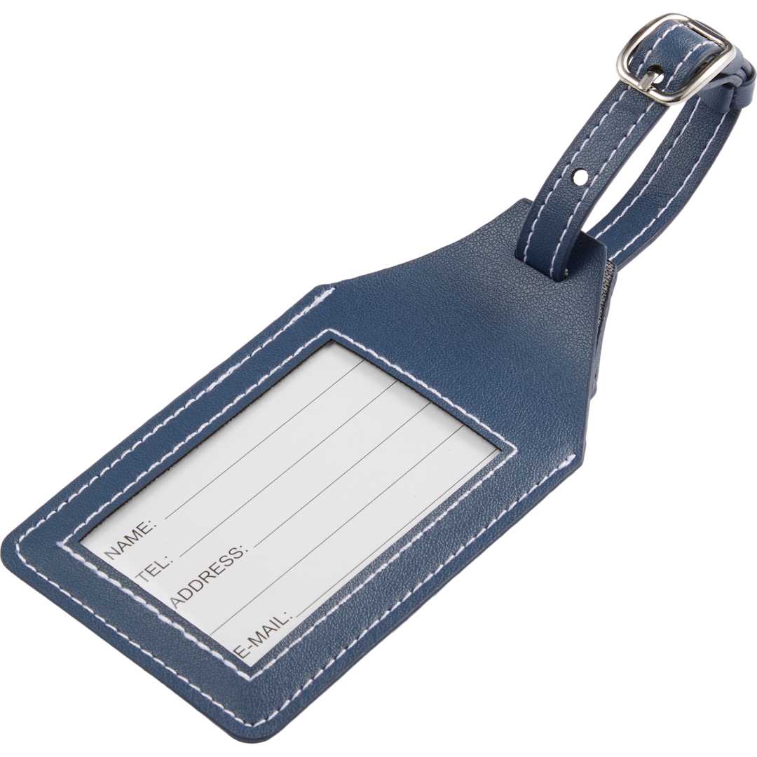 Wander & Roam Wander &amp; Roam Luggage Tag w/ Air Tag Holder - 1126-06 Blue