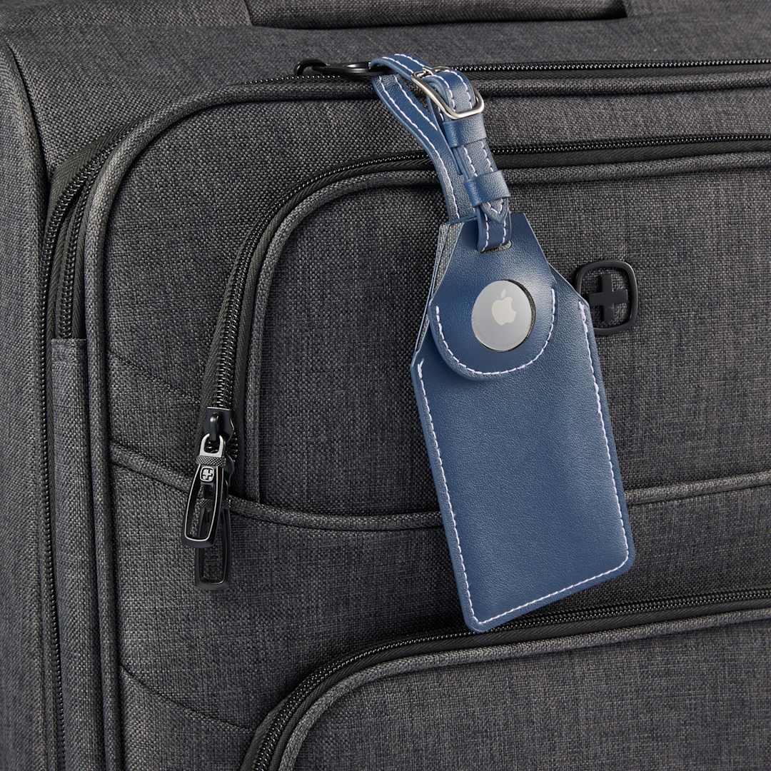 Wander & Roam Wander &amp; Roam Luggage Tag w/ Air Tag Holder - 1126-06 Blue