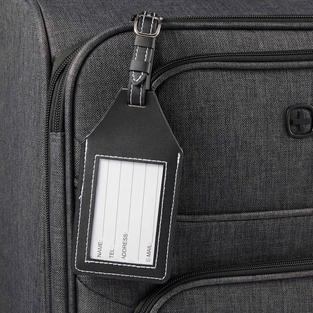 Wander & Roam Wander &amp; Roam Luggage Tag w/ Air Tag Holder - 1126-06 Black