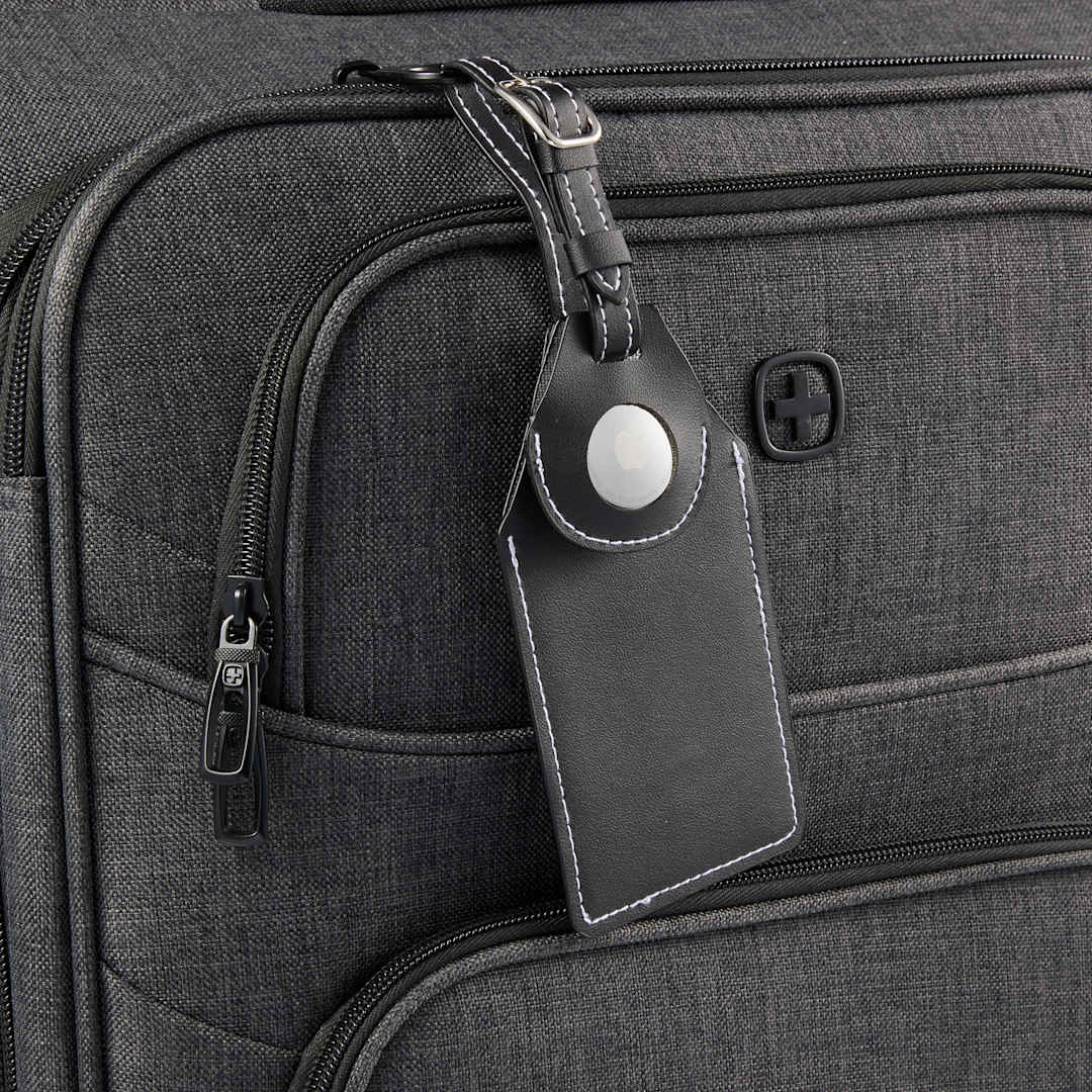 Wander & Roam Wander &amp; Roam Luggage Tag w/ Air Tag Holder - 1126-06 Black