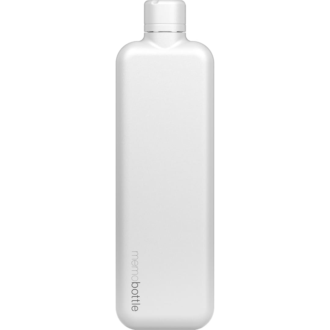 Memobottle SLIM Stainless Steel memobottle - 1606-12 White