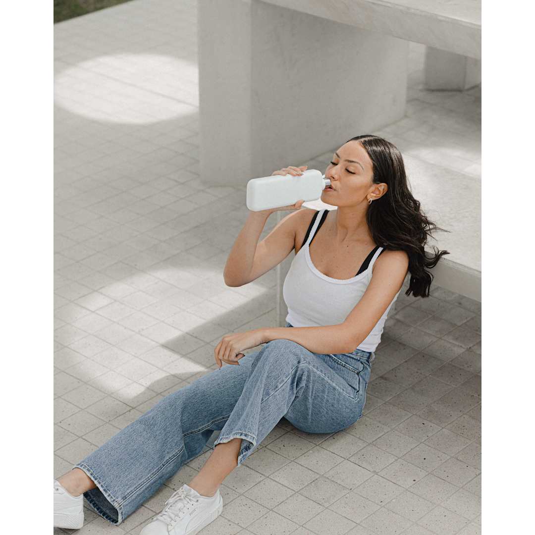 Memobottle SLIM Stainless Steel memobottle - 1606-12 White