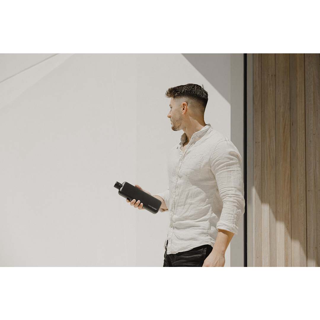 Memobottle SLIM Stainless Steel memobottle - 1606-12 Black