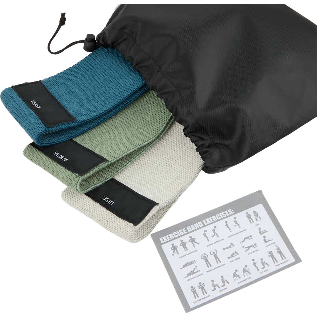 Wellable Wellable™ Resistant Band Set - 1631-35 Black