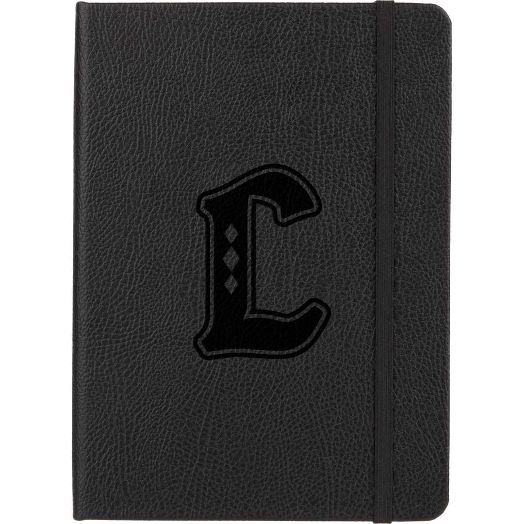 5” x 7” FSC® Recycled Pebble Hard Bound Journal - 2900-59 Black