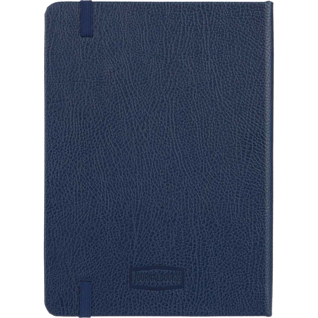 5” x 7” FSC® Recycled Pebble Hard Bound Journal - 2900-59 Blue