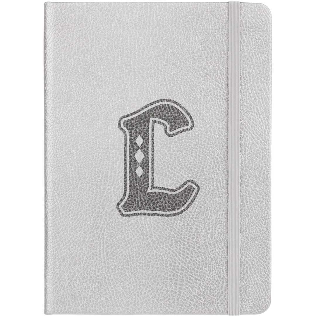 5” x 7” FSC® Recycled Pebble Hard Bound Journal - 2900-59 Silver