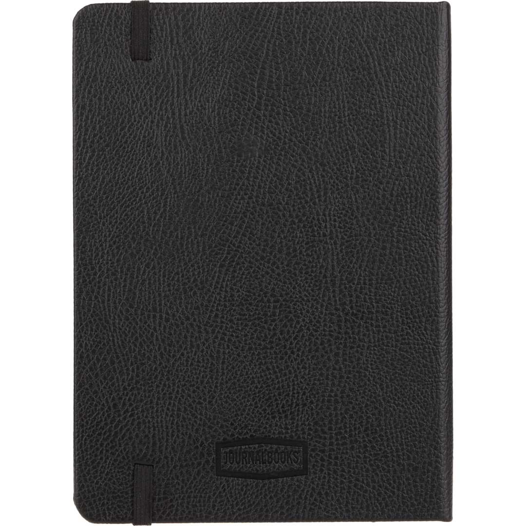 5” x 7” FSC® Recycled Pebble Hard Bound Journal - 2900-59 Black