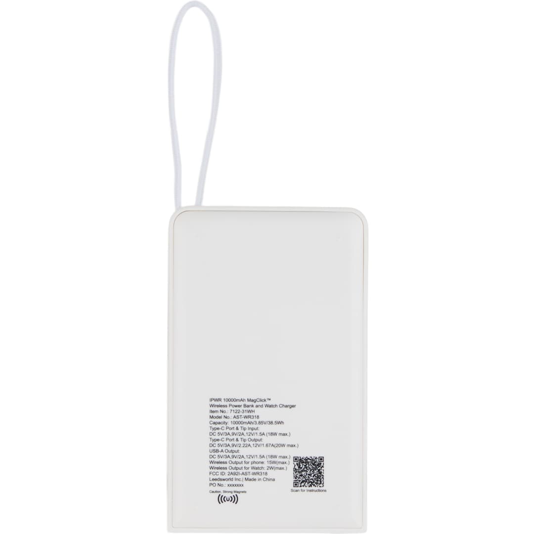 IPWR 10000 MagClick™ Powerbank and iWatch Charger - 7122-31