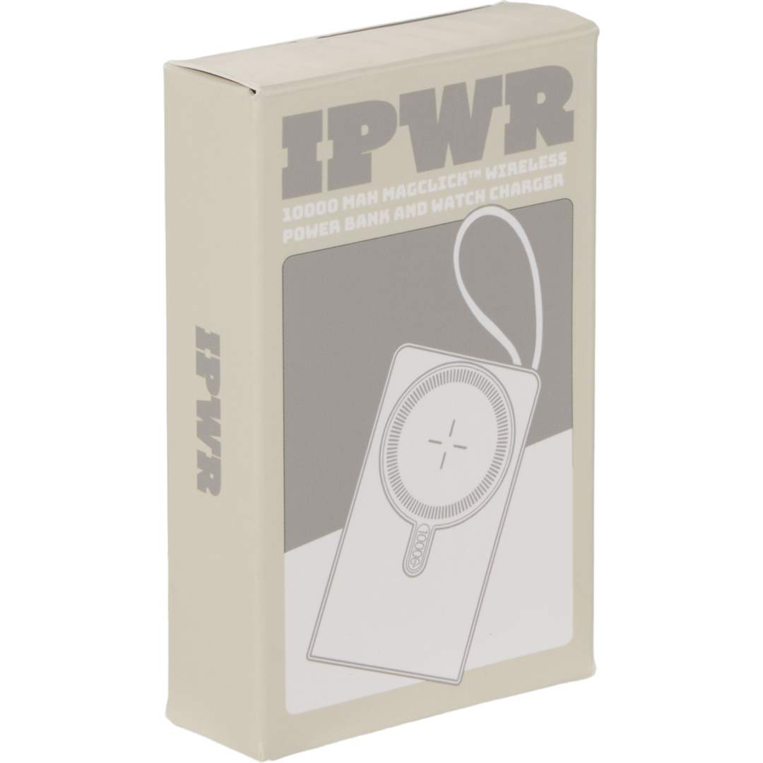 IPWR 10000 MagClick™ Powerbank and iWatch Charger - 7122-31 White