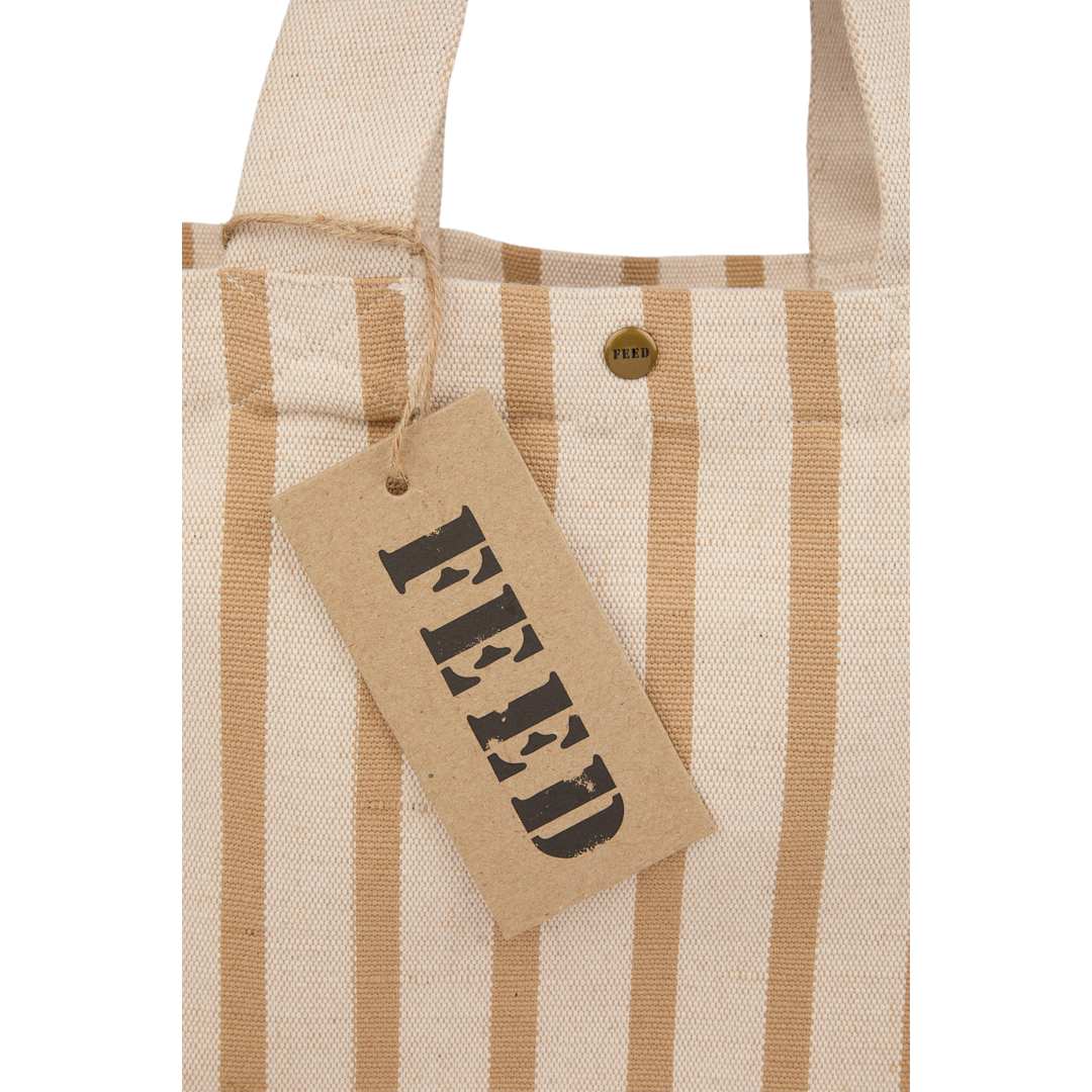 Feed FEED Striped Carry Tote - 7901-47 Natural