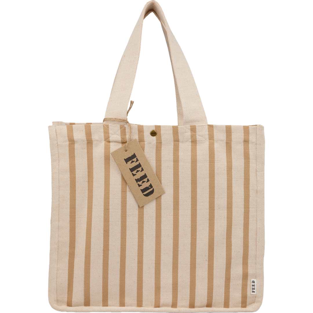 Feed FEED Striped Carry Tote - 7901-47 Natural