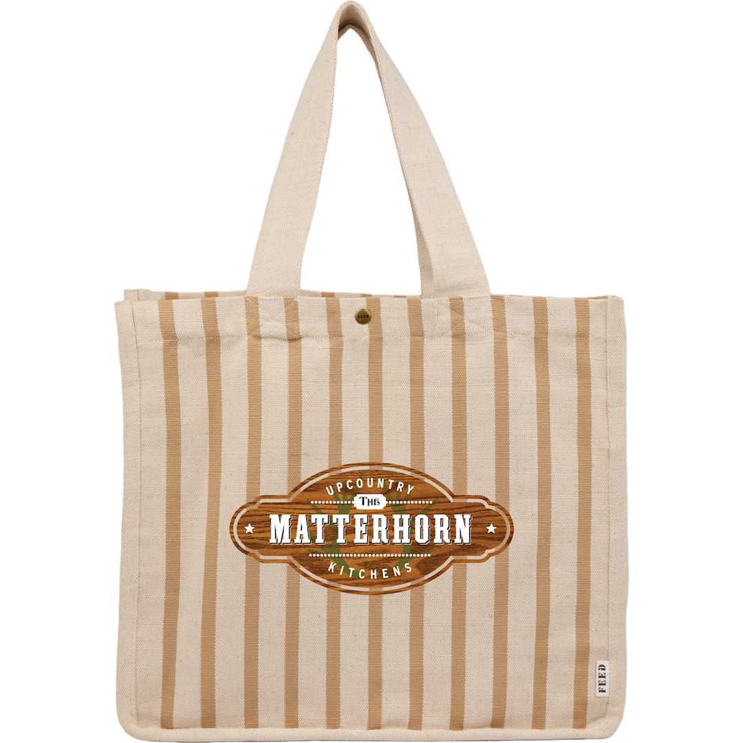 Feed FEED Striped Carry Tote - 7901-47 Natural