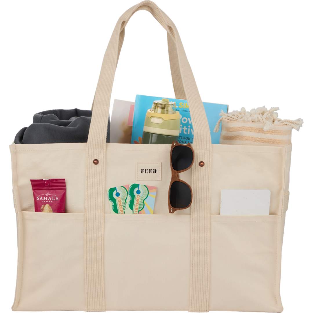 Feed FEED Organic Large Market Tote - 9009-22 Natural