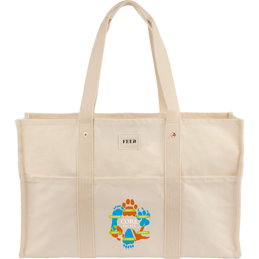 Feed FEED Organic Large Market Tote - 9009-22 Natural