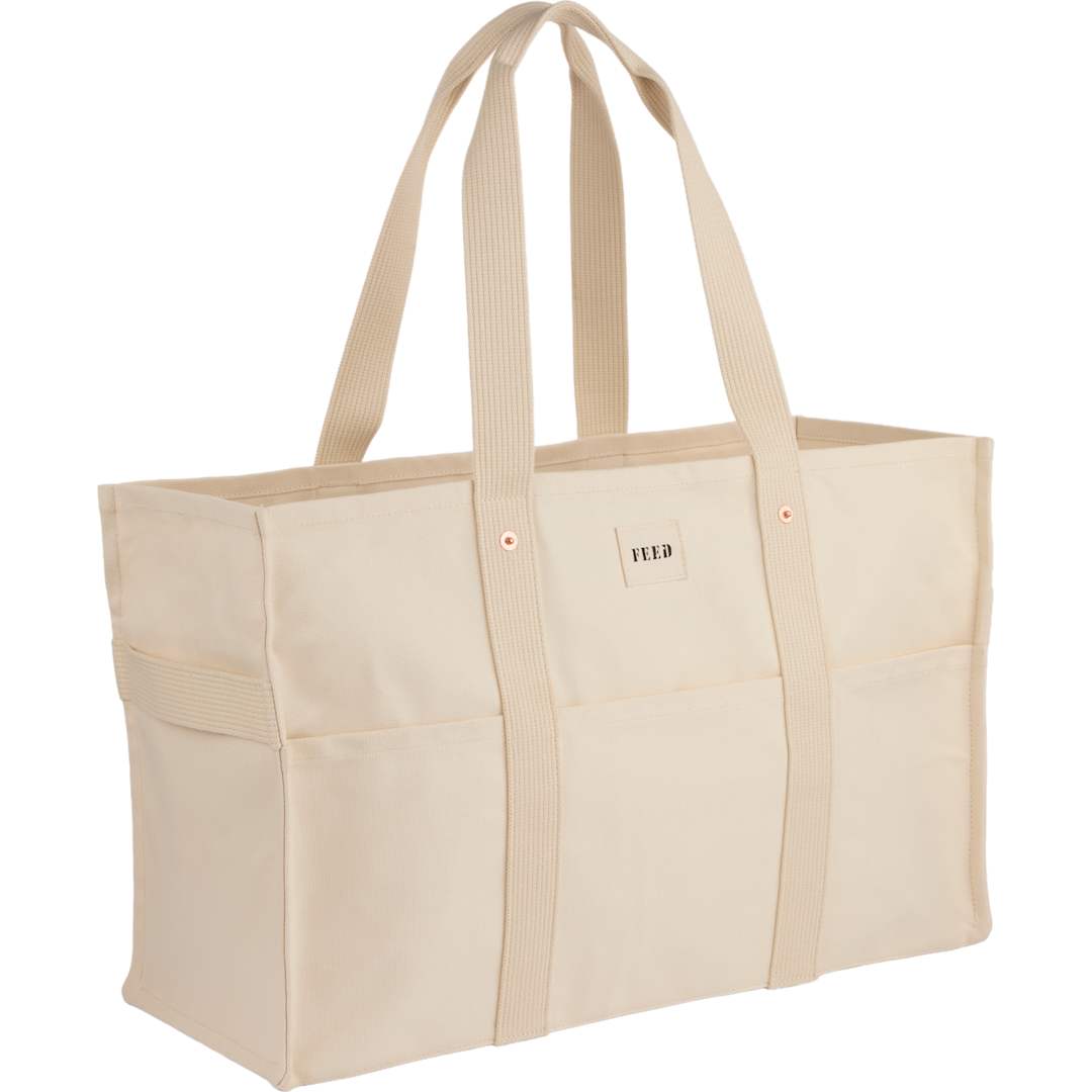 Feed FEED Organic Cotton Large Market Tote - 9009-22 Natural