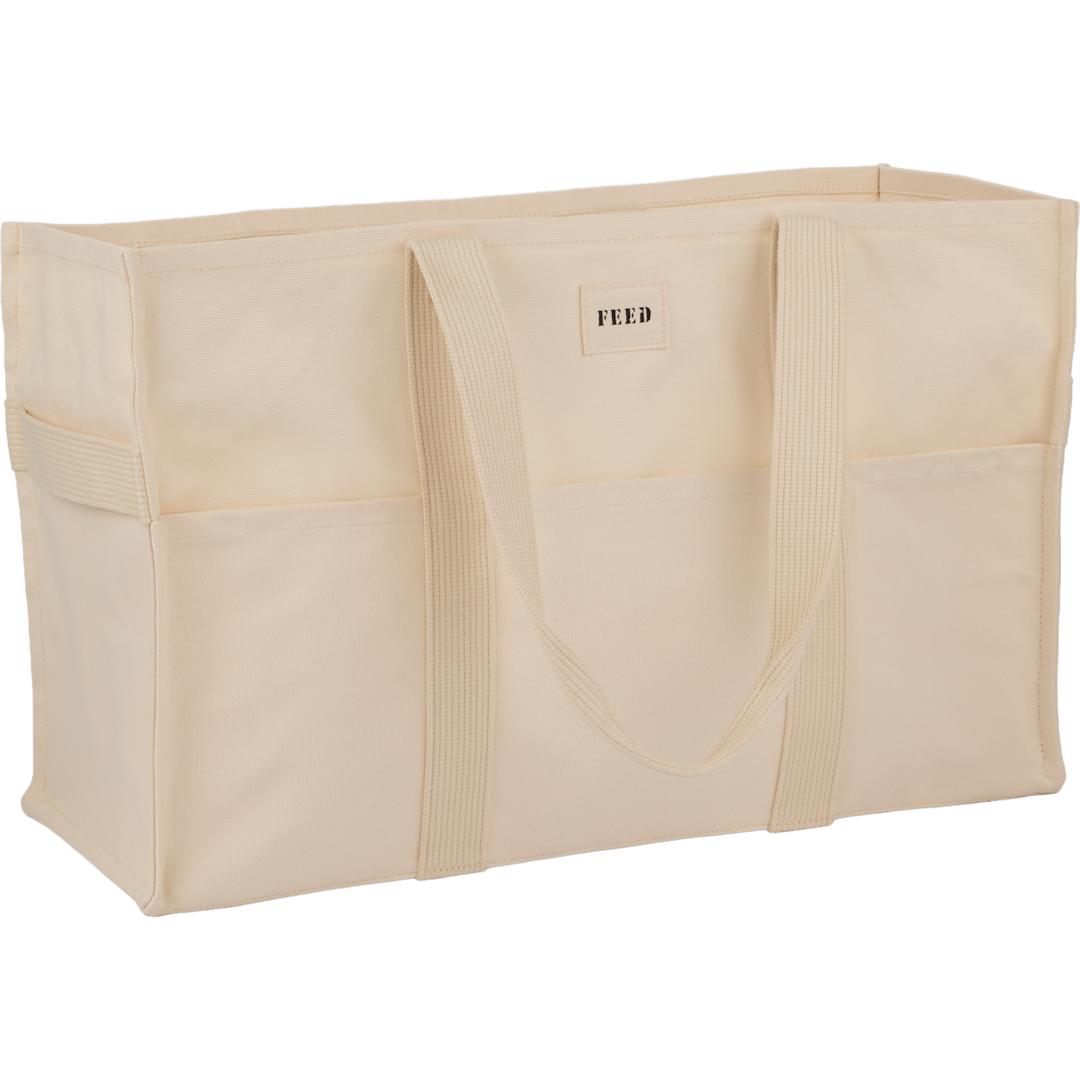 Feed FEED Organic Cotton Large Market Tote - 9009-22 Natural