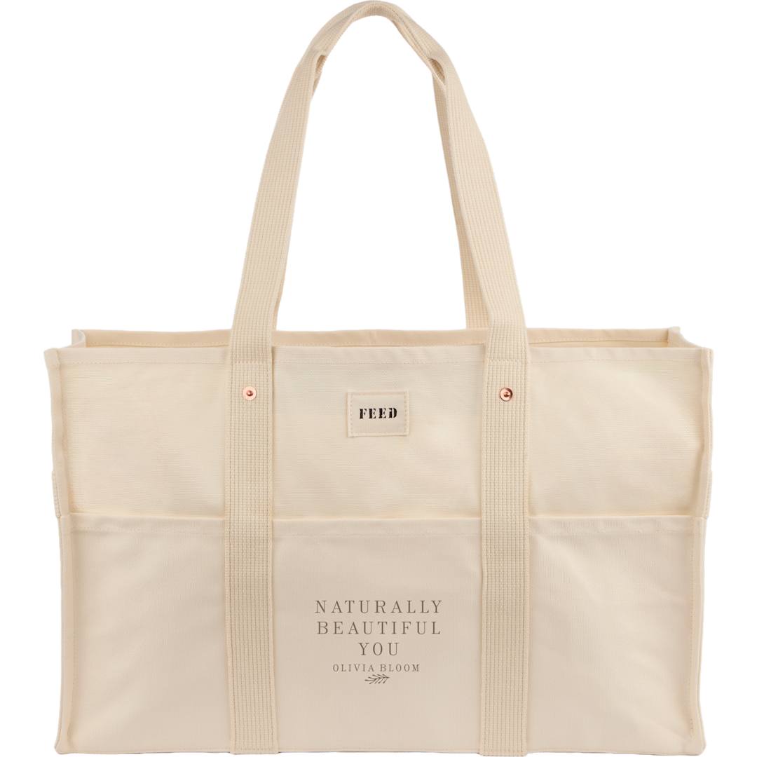 Feed FEED Organic Cotton Large Market Tote - 9009-22 Natural