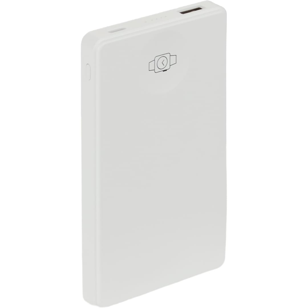 4000mAh MagClick™ PowerBank with iWatch Charger - SM-2854 White