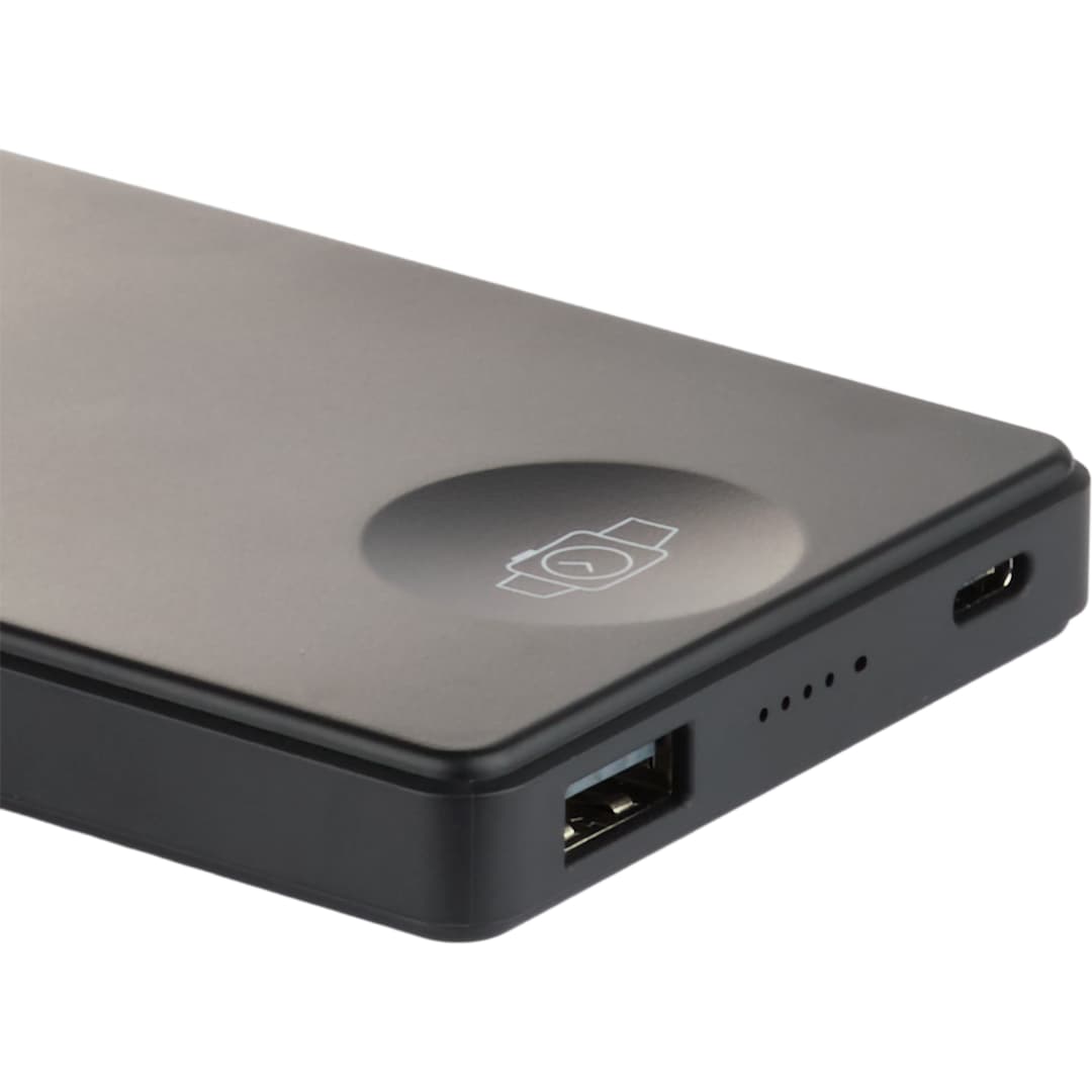 4000mAh MagClick™ PowerBank with iWatch Charger - SM-2854 Black