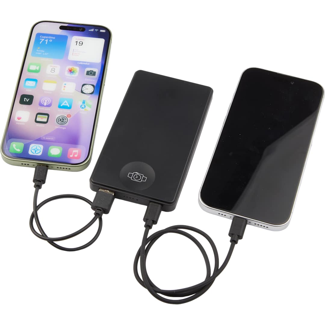 Bullet 4000mAh MagClick™ PowerBank with iWatch Charger - SM-2854 Black