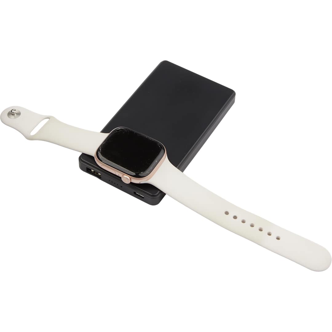 Bullet 4000mAh MagClick™ PowerBank with iWatch Charger - SM-2854 Black