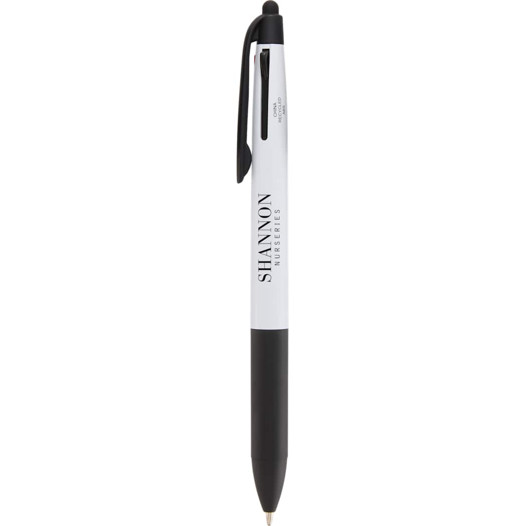 Tri-Color Ink Recycled Stylus Pen - SM-5324 Black