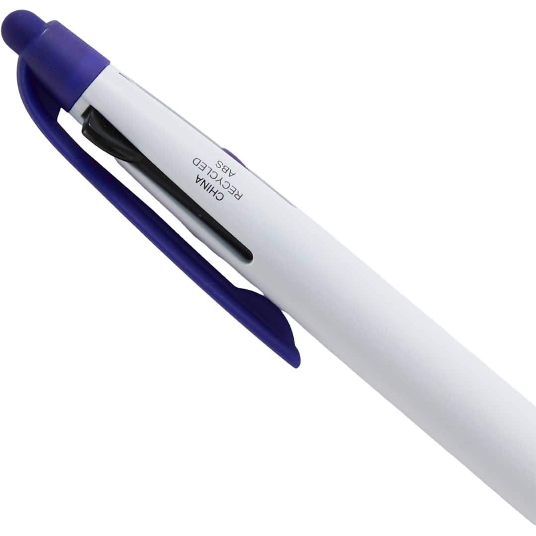 Tri-Color Ink Recycled Stylus Pen - SM-5324 Blue