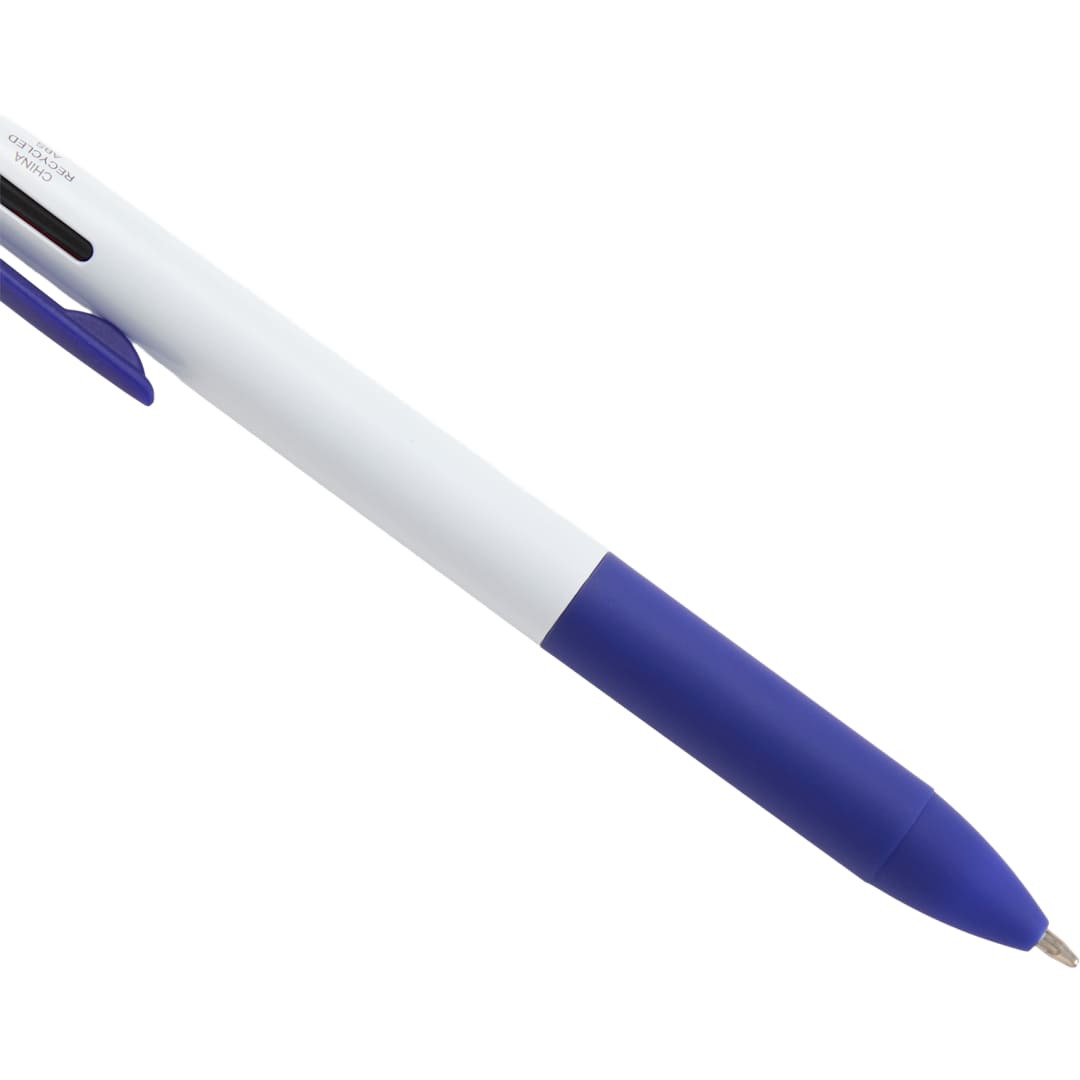 Tri-Color Ink Recycled Stylus Pen - SM-5324 Blue