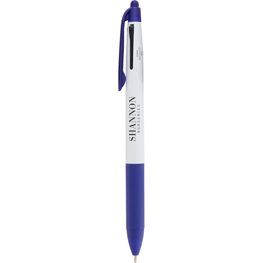 Tri-Color Ink Recycled Stylus Pen - SM-5324 Blue